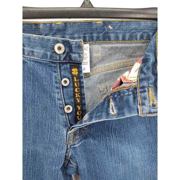 Lucky Brand Slim Bootleg regular length button fly jeans in size 30 - Picture 4 of 4